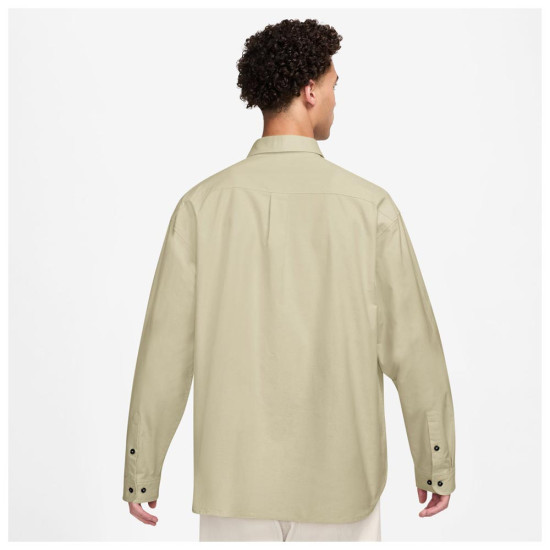 Nike Ανδρικό πουκάμισο Club Oversized Long-Sleeved Oxford Shirt Nike Ανδρικό πουκάμισο Club Oversized Long-Sleeved Oxford Shirt